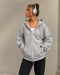 ELXARA Premium Oversized Zip-Up Hoodie