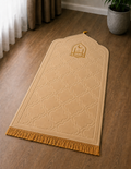 Elxara Premium Muslim Prayer Rug – Foldable Travel Set with Tasbih & Carry Pouch